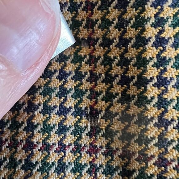 Pendleton Blazer Women's Size 16 Brown Virgin Wool Flawed - Picture 14 of 16